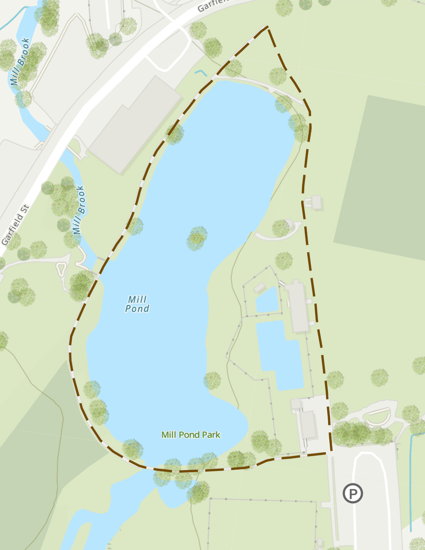 Mill Pond Trail trail map